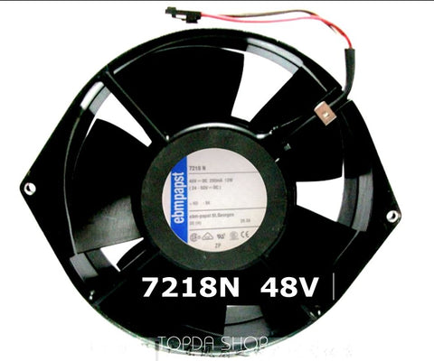New ebmpapst 7218N Inverter cooling fan DC48V 12W 250MA 172*150*55MM 2wire