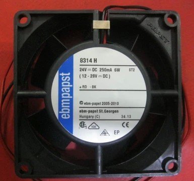 Ebmpapst MULTIFAN 8314H 8032 DC24V 6.0W inverter double ball bearing fan 80*80*32mm