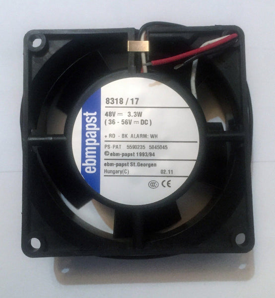 Ebmpapst 8318/17 80MM 48v DC Fan with Alarm Sensor 80x80x32 mm 36-56v DC 48VDC