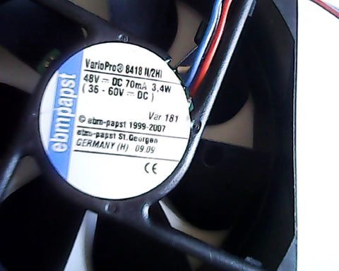 ebmpapst 8418N/2HI 48V 70mA 3.4W cooling fan