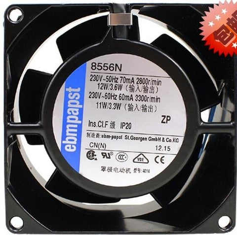 Original ebmpapst 8556N 8038 8cm 230V fan