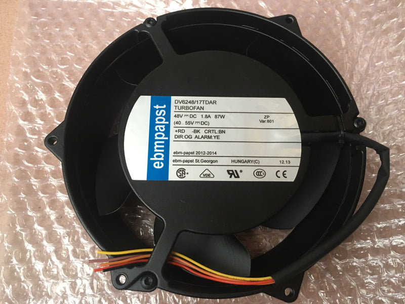 Original ebmpapst DV6248/17TDAR 48V 1.8A 87W 172*51MM fan