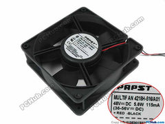 ebmpapst MULTIFAN 4218H-516/A01 DC 48V 5.6W 115mA 120x120x38mm Server Square fan