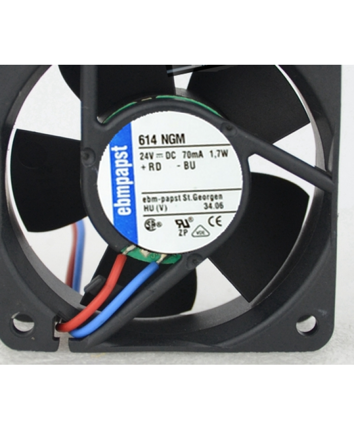 Original ebmpapst TYP 614NGM 6025 24V 1.7W fan