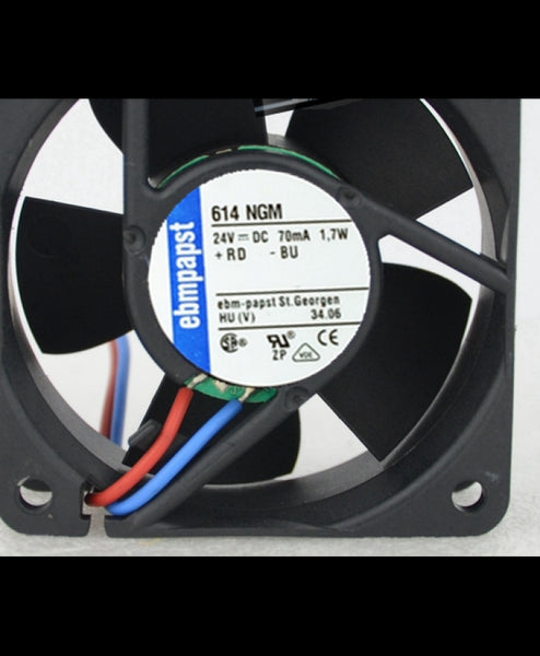 Original ebmpapst TYP 614NGM 6025 24V 1.7W fan