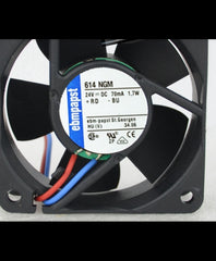 Original ebmpapst TYP 614NGM 6025 24V 1.7W fan