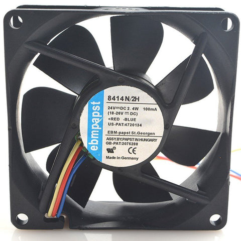 Ebmpapst TYP 8414 N/2H 24V 2.4W 8cm 8025 3Pin cooling fan