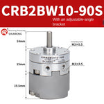 Blade Type Swing Rotary Cylinder CRB1BW50-90S Degree CRB2BW15/20/30/90S/180S/270S