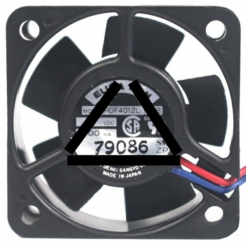 ELINA FAN HDF4012L-12HB 12V 100mA 2 Wires Cooling Fan