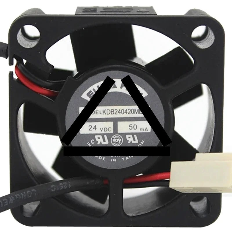 ELINA FAN KDB240420MB(1) DC 12V 50mA 2 Wires Axial Cooling Fan