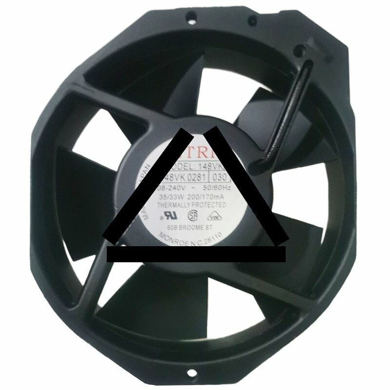 ETRI 148VK0281030 208-240V 200/170mA 35/33W Cooling Fan