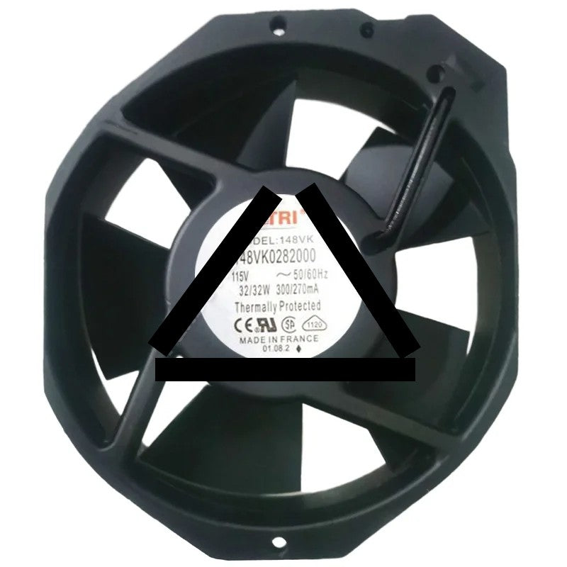 ETRI 148VK0282000 115V 300/270mA 32/32W Thermally Protected Cooling Fan