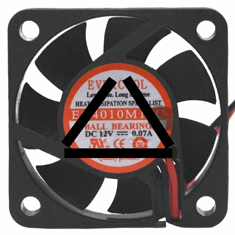 EVERCOOL EC4010M12C DC 12V 0.07A Ball Bearing Axial Cooling Fan
