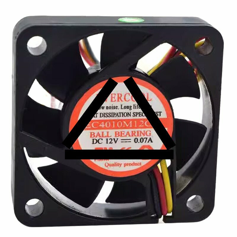 EVERCOOL EC4010M12CA DC 12V 0.07A 4010 Axial Ball Bearing Cooling Fan