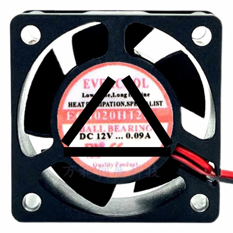 EVERCOOL EC4020H12B DC 12V 0.09A 4020 Ball Bearing Axial Cooling Fan