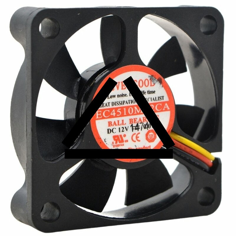 EVERCOOL EC4510M12CA DC 12V 0.07A 4510 Ball Bearing Axial Cooling Fan