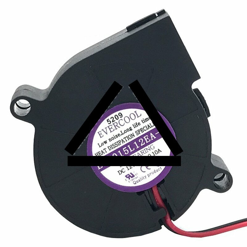 EVERCOOL EC5015L12EA-B DC 12V 0.10A EL Bearing Blower Cooling Fan