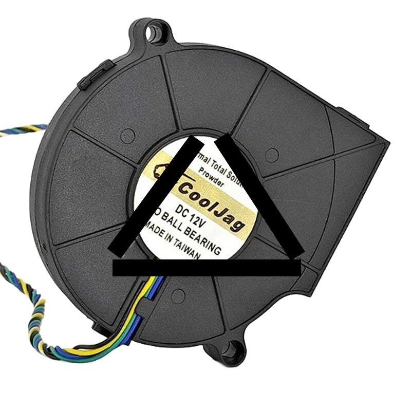 EVERFLOW B127515BN DC 12V 0.80A 7515 Blower Cooling Fan