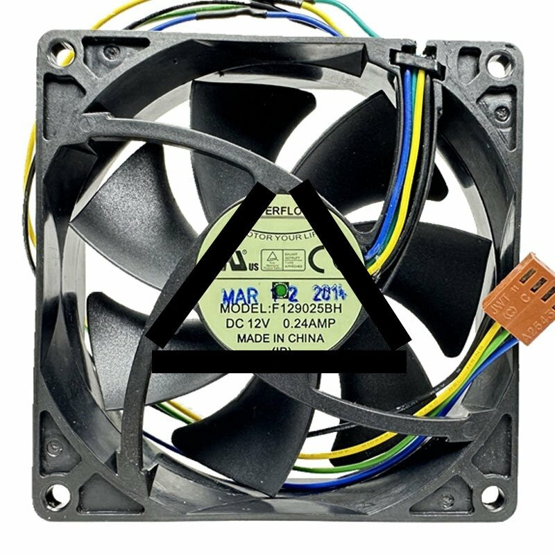 EVERFLOW F129025BH DC 12V 0.24AMP 9025 PWM Axial Cooling Fan