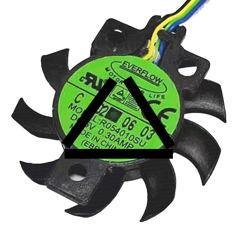 EVERFLOW R054010SU 5V 0.30AMP 4 Wires Axial Cooling Fan