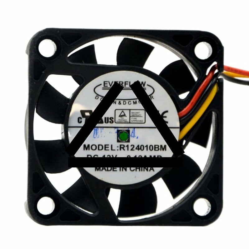 EVERFLOW R124010BM DC 12V 0.12AMP 4010 Axial Cooling Fan