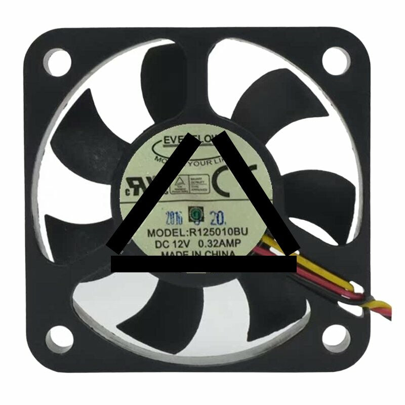 EVERFLOW R125010BU DC 12V 0.32AMP 5010 Axial Cooling Fan