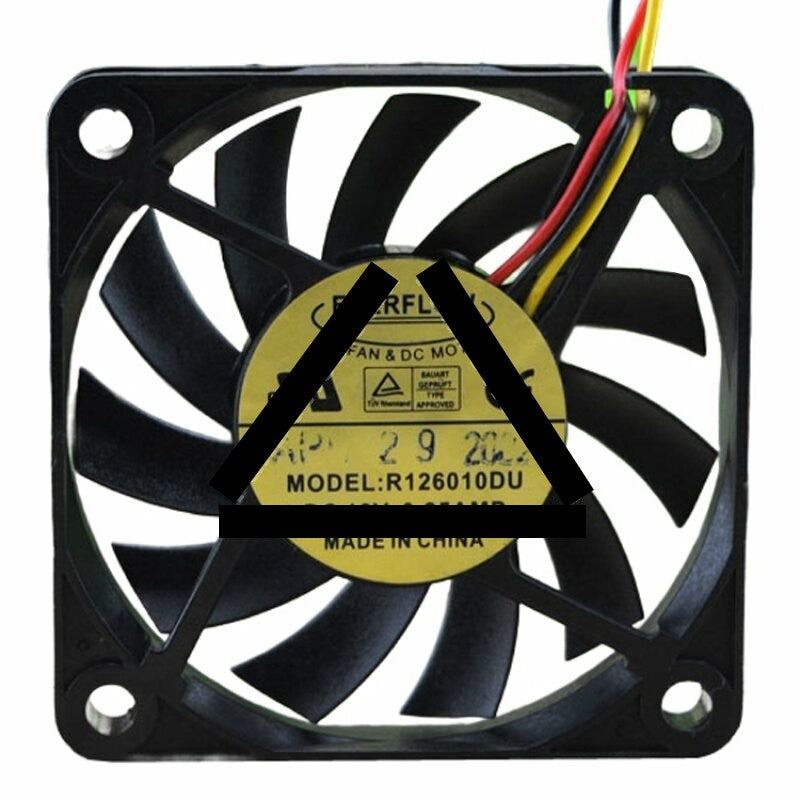 EVERFLOW R126010DU DC 12V 0.25A 2 Wires / 3 Wires Axial Cooling Fan