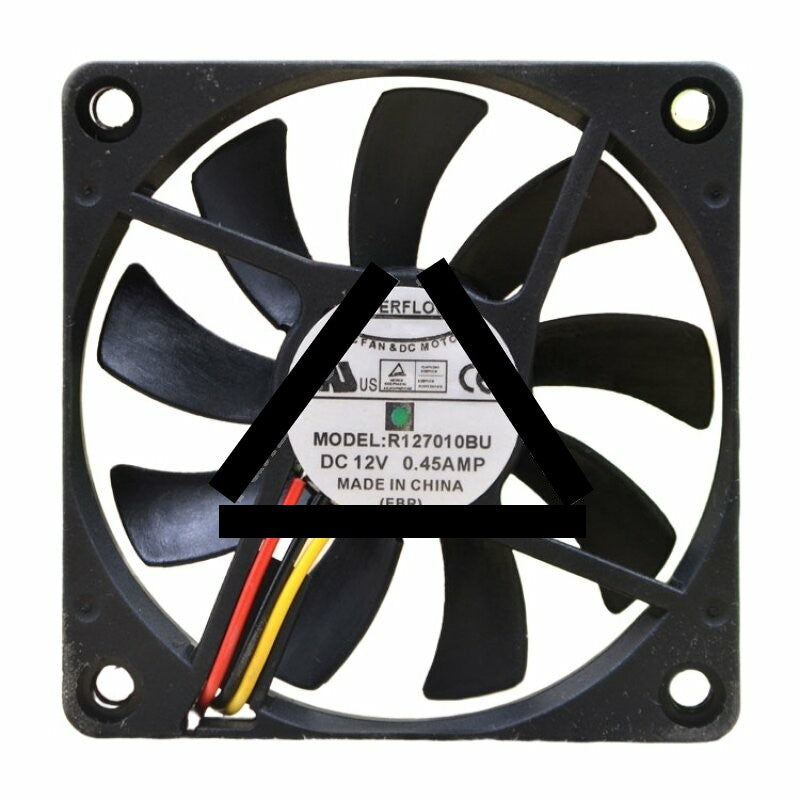 EVERFLOW R127010BU DC 12V 0.45A 2 Wires / 3 Wires / 4 Wires Axial Cooling Fan