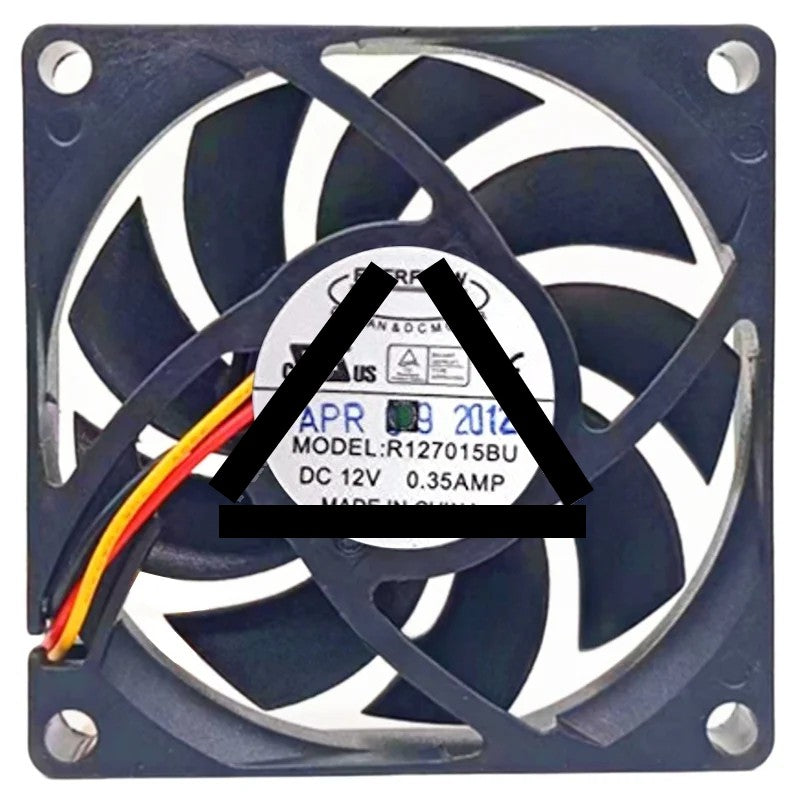 EVERFLOW R127015BU 12V 0.35AMP 3 / 4 Wires Cooling Fan