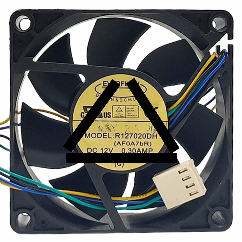EVERFLOW R127020DH DC 12V 0.30AMP 2 / 3 / 4 Wires Axial Cooling Fan