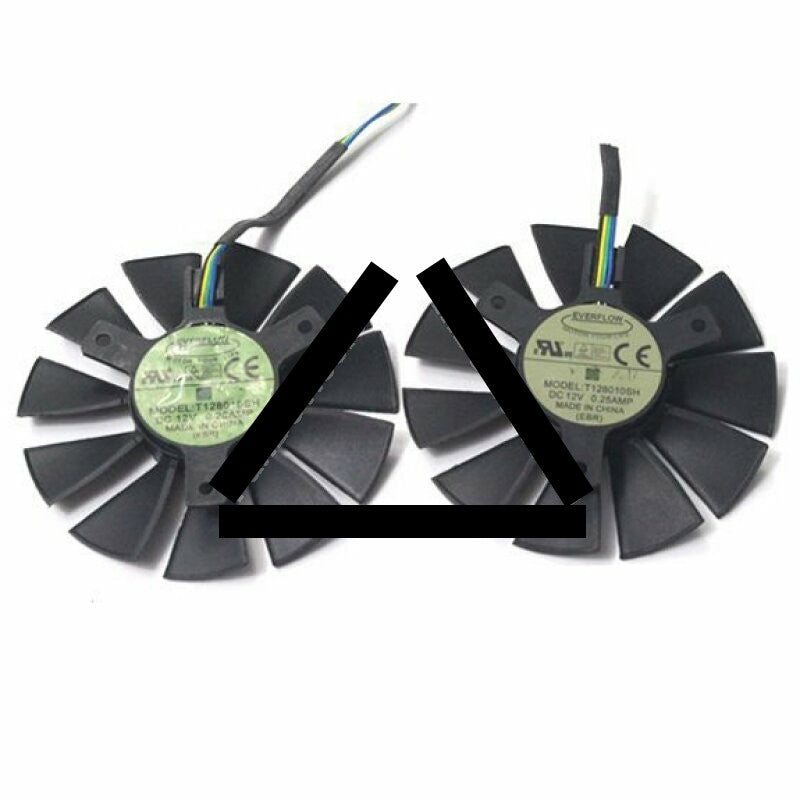 EVERFLOW T128010SH DC 12V 0.25AMP Axial Cooling Fan