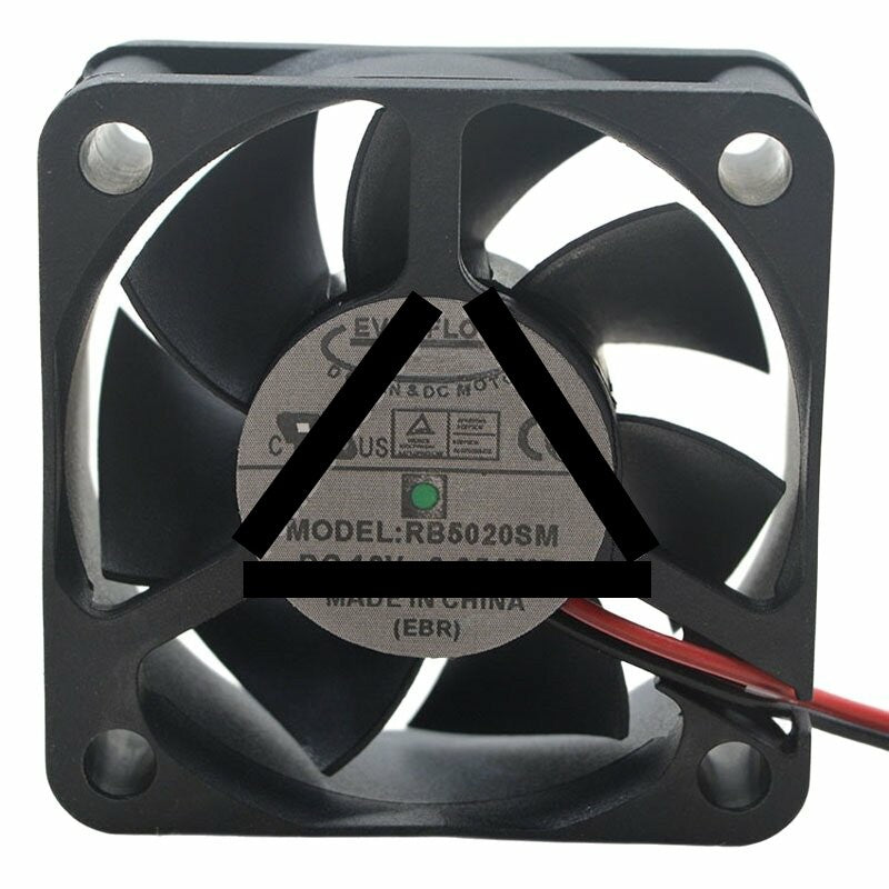 EVERPLOW RB5020SM DC 12V 0.35AMP 5020 Axial Cooling Fan