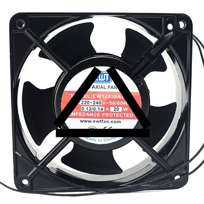 EWT EW12038A2BH AC 220-240V 0.12/0.14A 20W 12038 Axial Cooling Fan