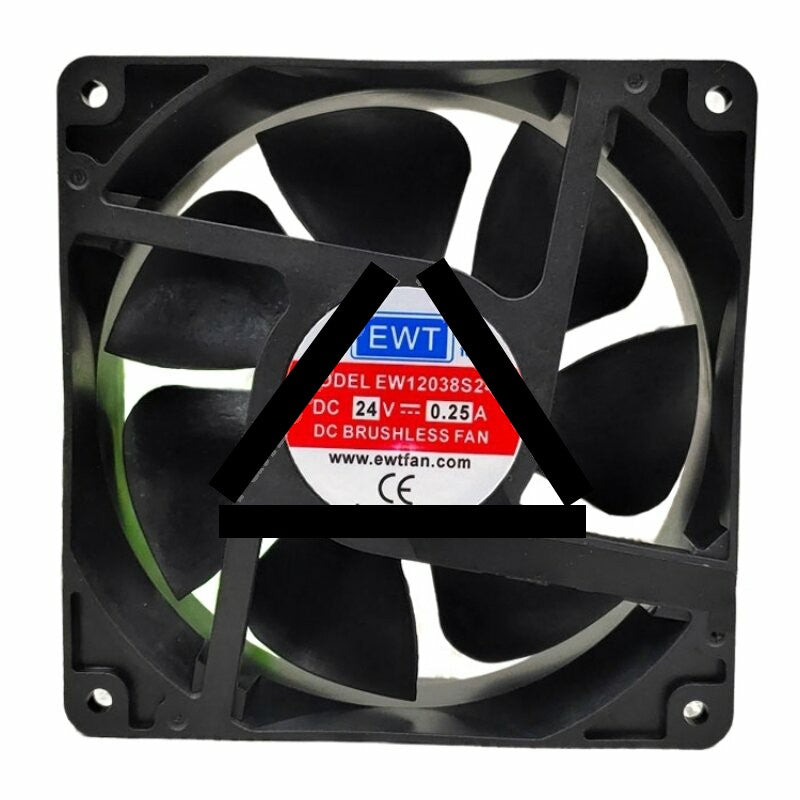 EWT EW12038S24H DC 24V 0.25A 2 Wires / 3 Wires / 4 Wires Axial Cooling Fan