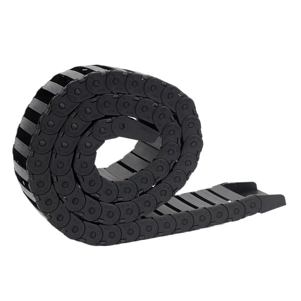 Cable Chain 15*15 15*20 15*30 15*40 15*50mm Semi-Enclosed Interior Opening Wire Transmission Carrier Plastic Drag Towline