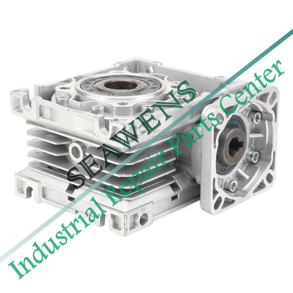 Servo Motor NMRV063 075 090 Gearbox Worm Gear Reducer Ratio 5 ：1/100: 1 Input Shaft 19/22/24mm Input Holes 25/28/35/38mm