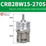 Blade Type Swing Rotary Cylinder CRB1BW50-90S Degree CRB2BW15/20/30/90S/180S/270S