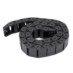 Cable Chain 18*18 18*25 18*37 18*50mm 1M Semi-Enclosed Interior Opening Wire Transmission Carrier Plastic Drag Towline