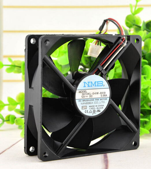 FAN 3610KL-04W-B69 12V 0.56A 92*92*25 9CM