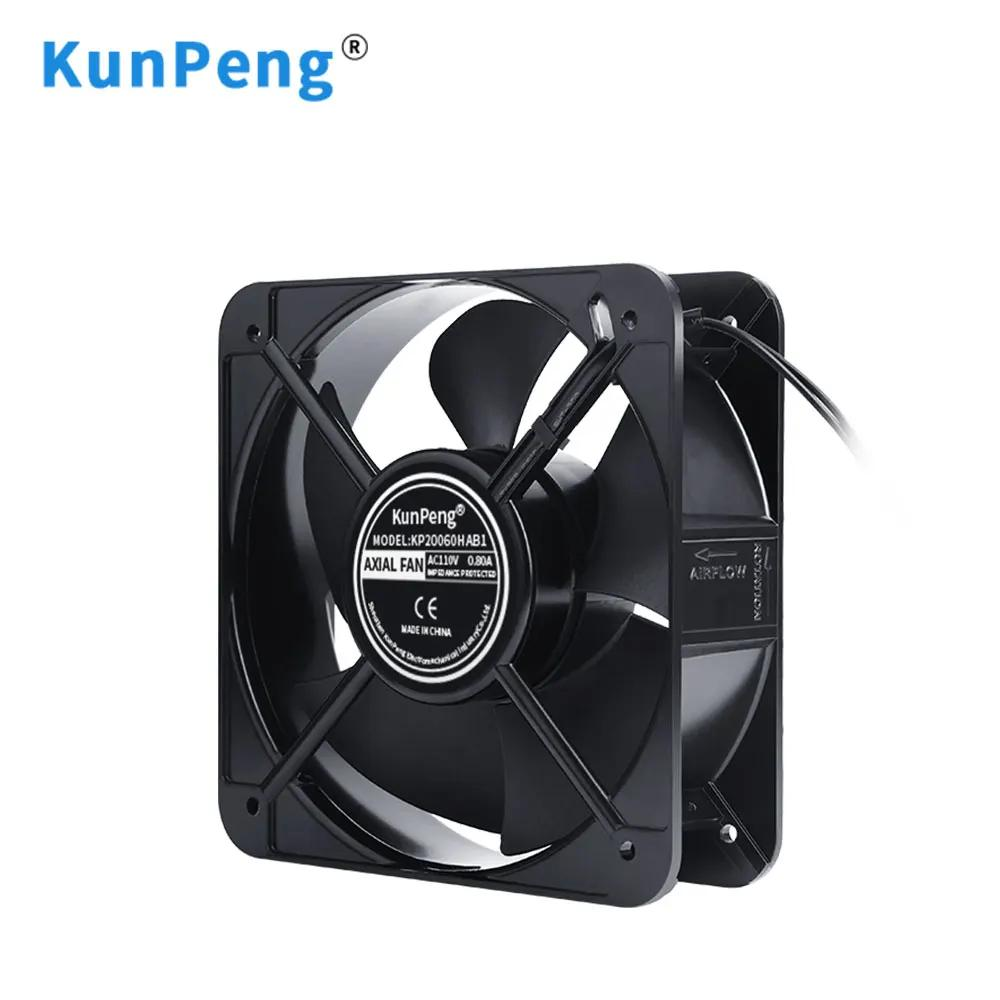 20060 Ball Bearing Axial Cooling Fan AC220V AC380V 200x200x60mm 20cm Ventilation Fan for Cabinet