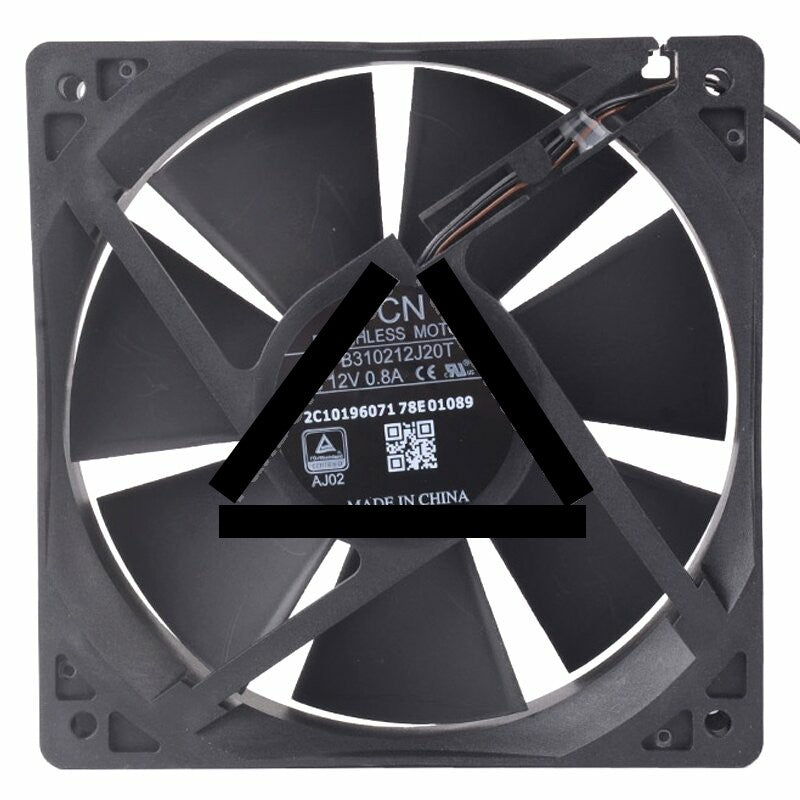 FCN DFB310212J20T DC 12V 0.8A 3 Wires Brushless Axial Cooling Fan