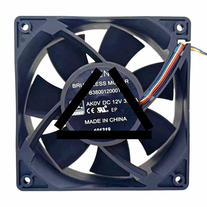 FCN DFB380012000T DC 12V 3.14A 12038 Axial Cooling Fan