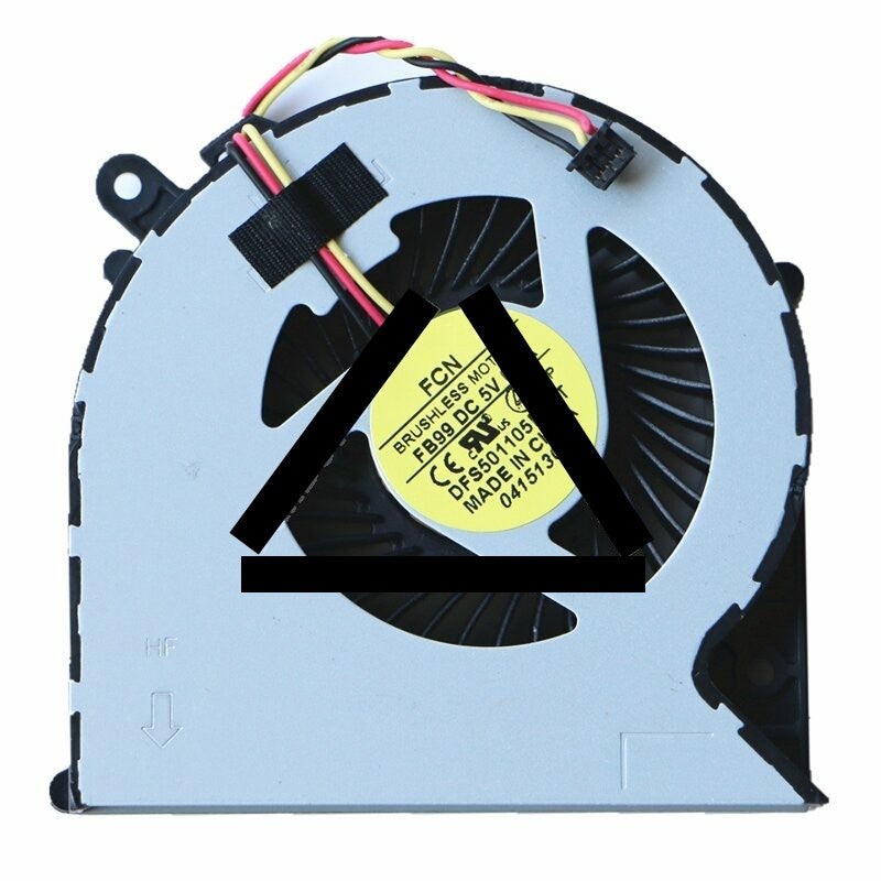 FCN DFS501105FR0T FB99 DC 5V 0.5A Brushless Laptop Cooling Fan