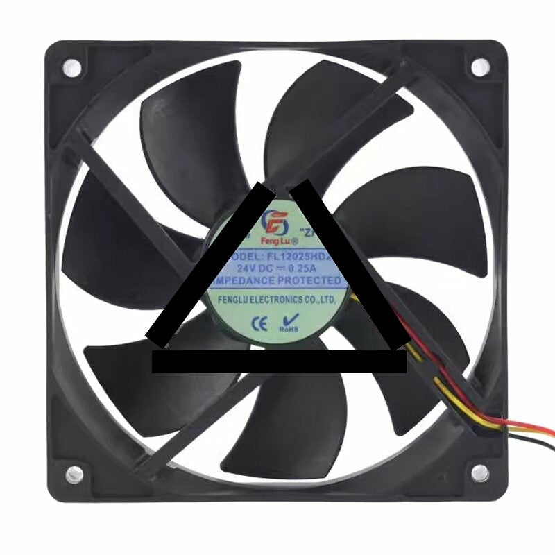FengLu FL12025HD2 DC 24V 0.25A 12025 Axial Ball Bearing Cooling Fan