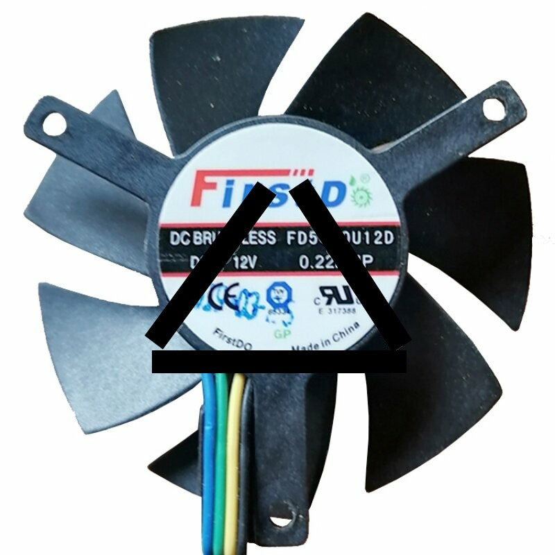 Firstd FD5010U12D 12V 0.22AMP 4 Wires DC Brushless Axial Cooling Fan