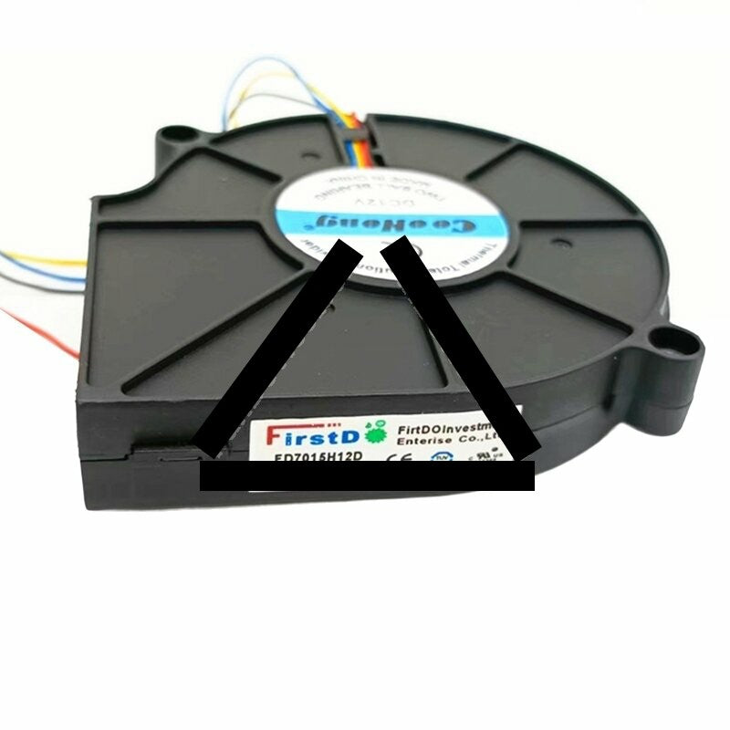 Firstd FD7015H12D DC 12V 0.43A 4 Wires Blower Cooling Fan