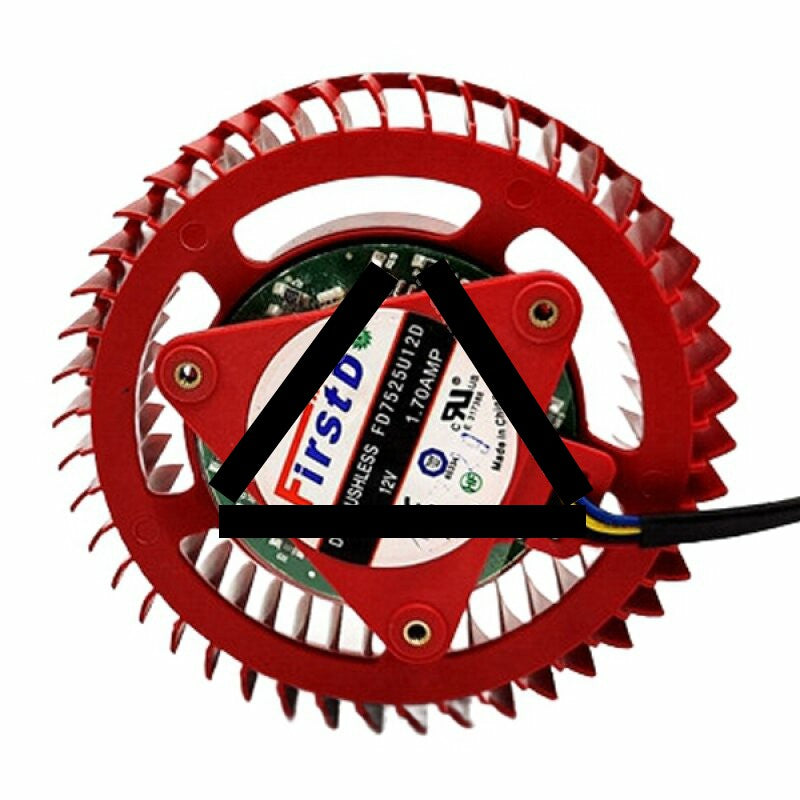 Firstd FD7525U12D 12V 1.7A 7525 DC Brushless Axial Cooling Fan
