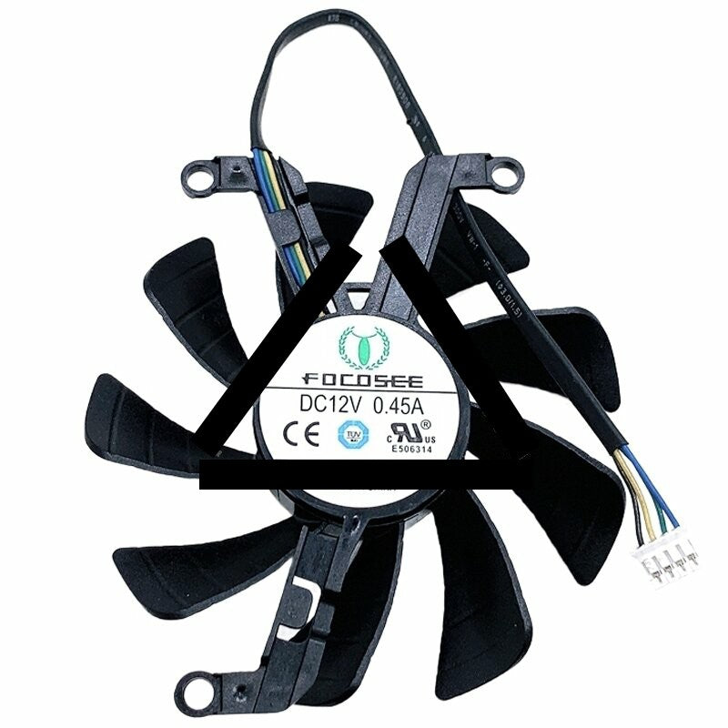 FOCOSEE FY09015M12LPA DC 12V 0.45A 4 Wires Axial Cooling Fan