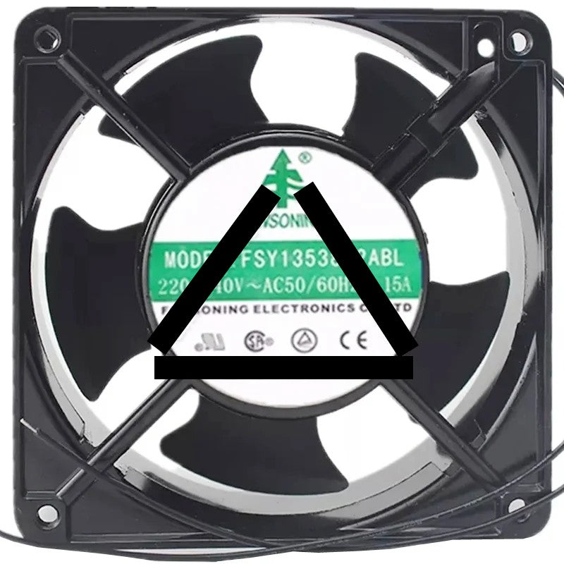 FONSONING FSY13538H2ABL 220-240V 0.15A 2 Wires Cooling Fan