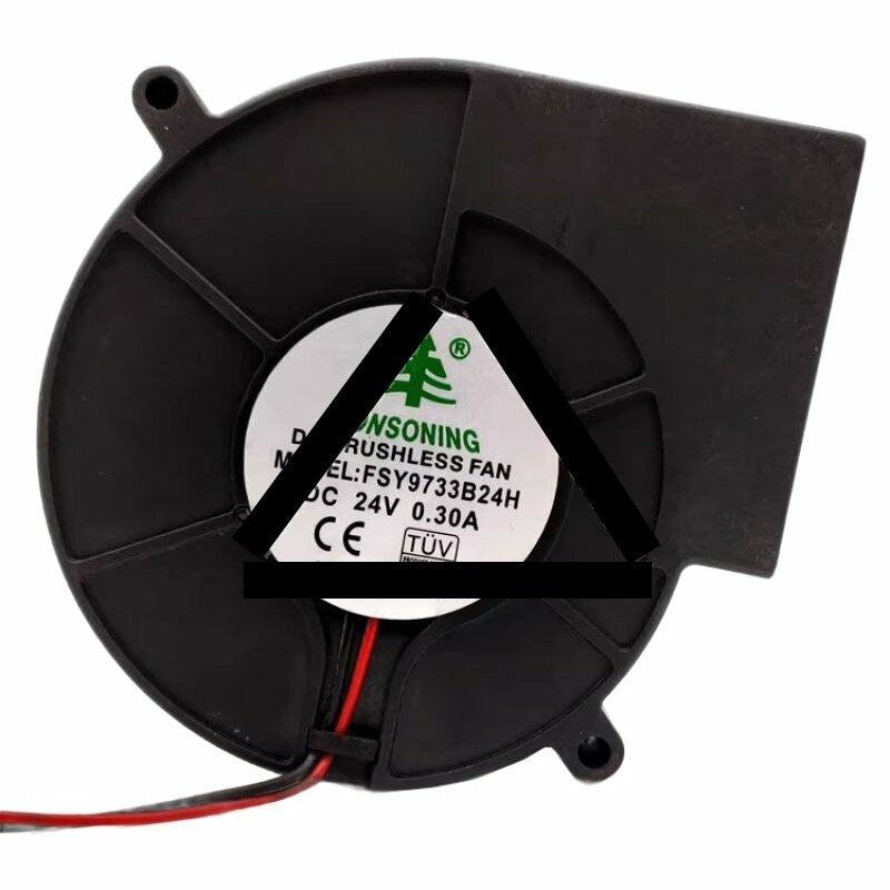 FONSONING FSY9733B24H DC 24V 0.30A 9733 Blower Brushless Cooling Fan